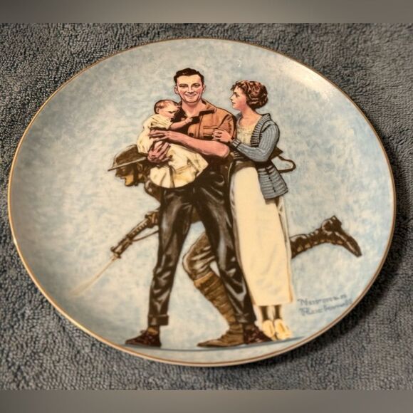 Norman Rockwell Other - The first Mother’s Day Norman Rockwell 1984 collection of legendary art plate